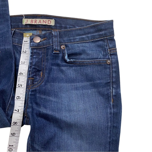 J. Brand Tyro Low-Rise Skinny Women Medium Wash Denim Blue Jeans 25 x28 Stretch - Picture 5 of 13